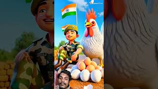 I love India 🇮🇳 India versus Pakistan #ai #indiavspakistan #cartoon #ytshorts #3danimationshorts