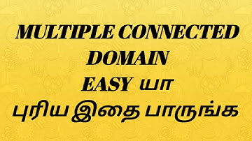 Multiple connected domain in tamil | complex analysis