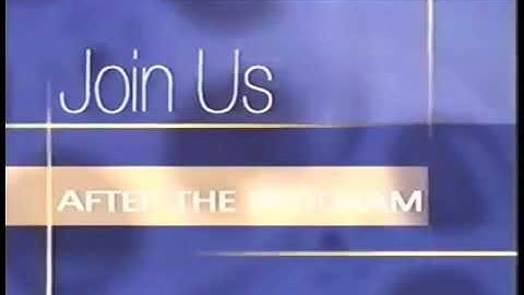 Join Us After the Program/Feature Program (2002) Bumpers [VHS Capture]