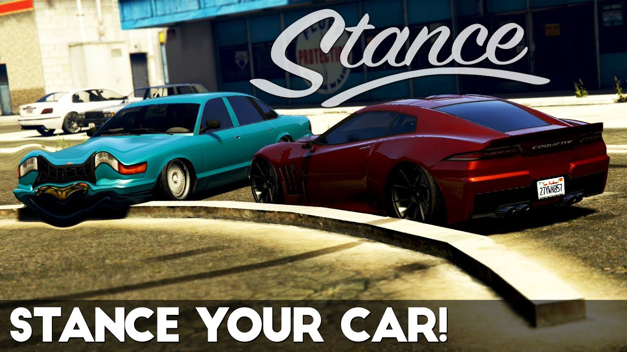 GTA 5 ONLINE- PS4- HOW TO STANCE/LOWER YOUR CAR