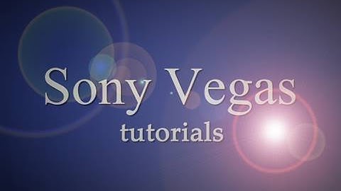 Sony Vegas Pro - 3D Text Reflection Tutorial