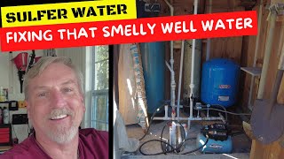 Removing the sulfur smell from well water using the CSI REACTR aeration tank