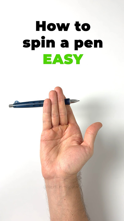 How to spin a pen 🔥 EASY