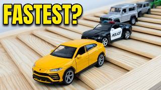 Which Diecast Car Is Faster Down the Stairs? 🚗💨