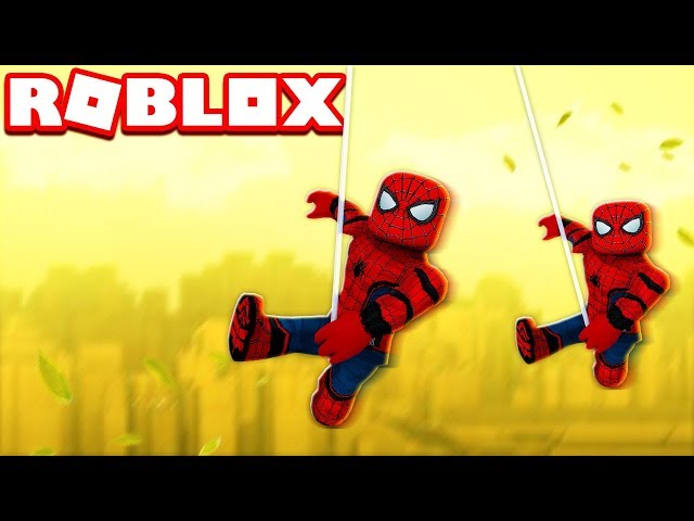 Spiderman Lejos De Casa En Roblox Degoboom Youtube - entré al universo de spiderman en roblox roblox spider verse