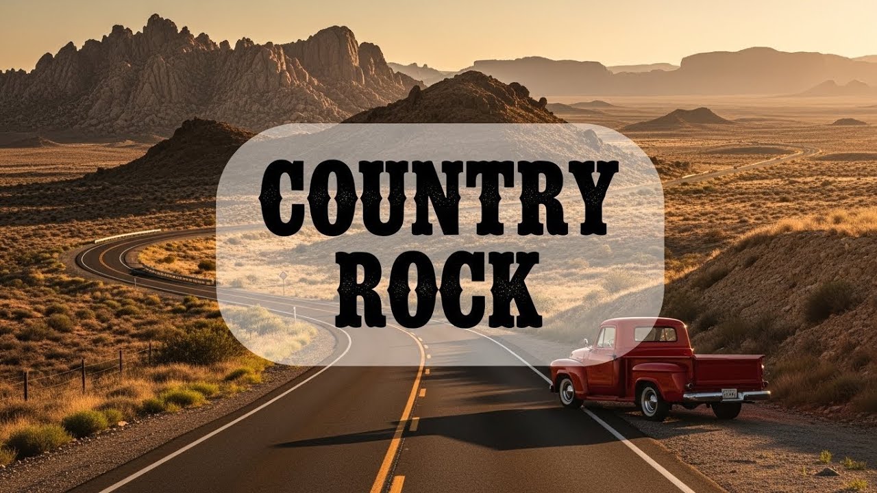 Country Rock Backroad Mix 🤠🔥 Dusty Roads & Loud Guitars
