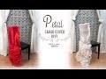 Petal Chair Cover DIY / Wedding DIY / Bridal Shower / Dollar Tree DIY /  Party Decor