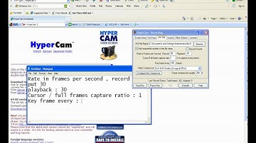 Best settings for HyperCam 2