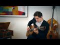 Acoustic guitarist mark performs aint misbehavin by fats waller