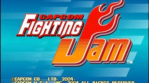 Capcom Fighting Jam - Intro / Opening & Attract Mode