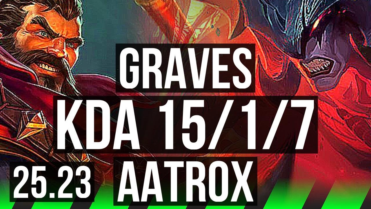 GRAVES vs AATROX (JGL) | 15/1/7, Legendary | EUW Master | 25.23