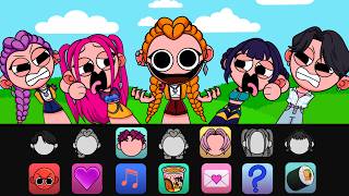 Sprunki RUMI TWIN SISTER Mod - Who Will Be Her BOYFRIEND? Kpop Demon Hunters Animation