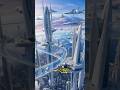 Alien Future City 👽🌌 #shorts #futureworld #scifi #ai