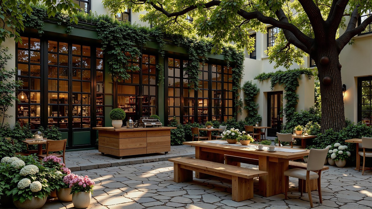 Quiet Garden Cafe Jazz 🌿 Smooth Jazz and Tranquil Nature Ambience for Work, Study and Relaxation