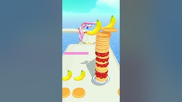Pancake 🥞 Run -3D Max Level Gameplay Walkthrough Android-iOS Big Updated#shorts