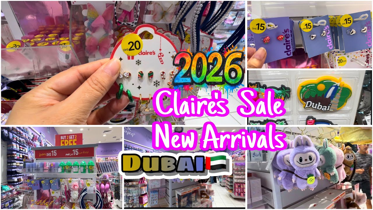 Claire's Sale January 2026 | New arrivals | Trending Labubu New Collection | Souvenirs Shopping 