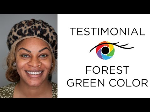 Kerato Testimonial - Eye Color Change from Dark Brown to Forest Green