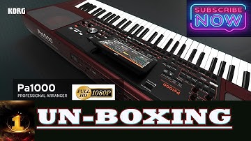 Korg PA 1000 Unboxing with my Daughters | Sudhir