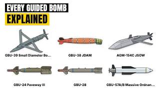 Every Guided Bomb Explained: From 250lb SDB to the 30,000lb MOP