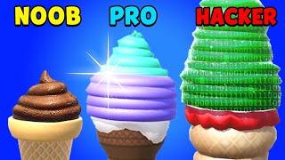 NOOB vs PRO vs HACKER - Ice Cream Inc. screenshot 3