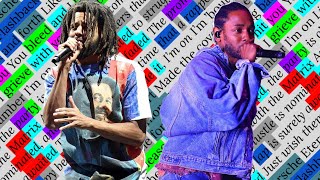 J. Cole & Kendrick Lamar, I’m On 2.0 | Rhyme Scheme Highlighted