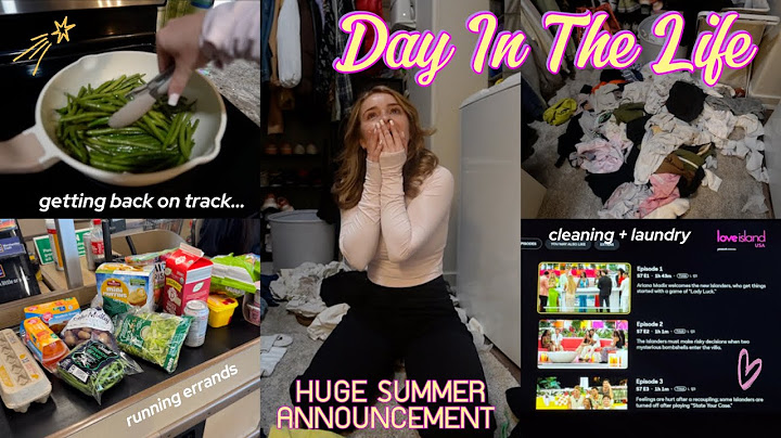 PRODUCTIVE DAY IN THE LIFE 💝 clean + reset, groceries, HUGE announcement + love island | SavWay