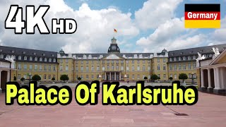 Palace Of Karlsruhe Germany | in 4k Ultra HD | in 60 fps