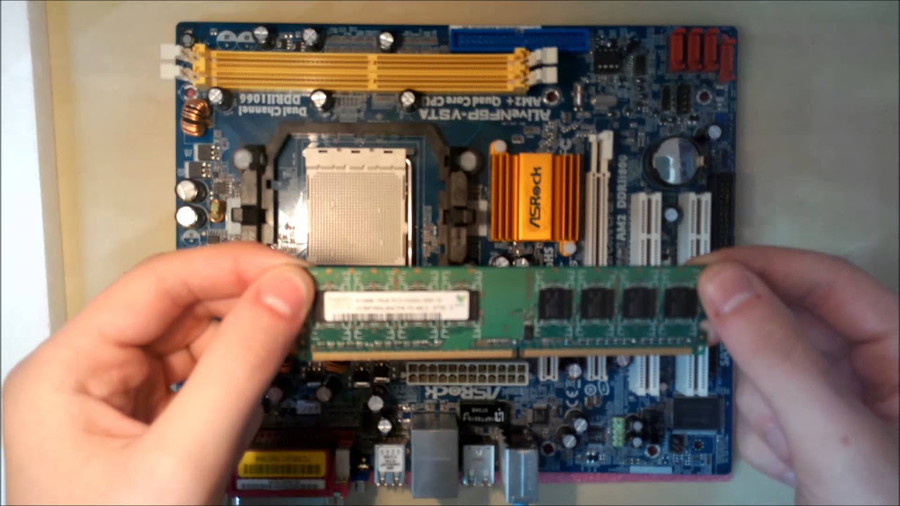 New RAM Riegel Einbau
