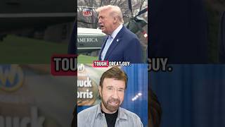 Trump reacts to Chuck Norris death