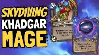 CHEAT OUT HUGE MINIONS!! Skydiving Instructor & Pocket Galaxy! | Galakrond's Awakening | Hearthstone