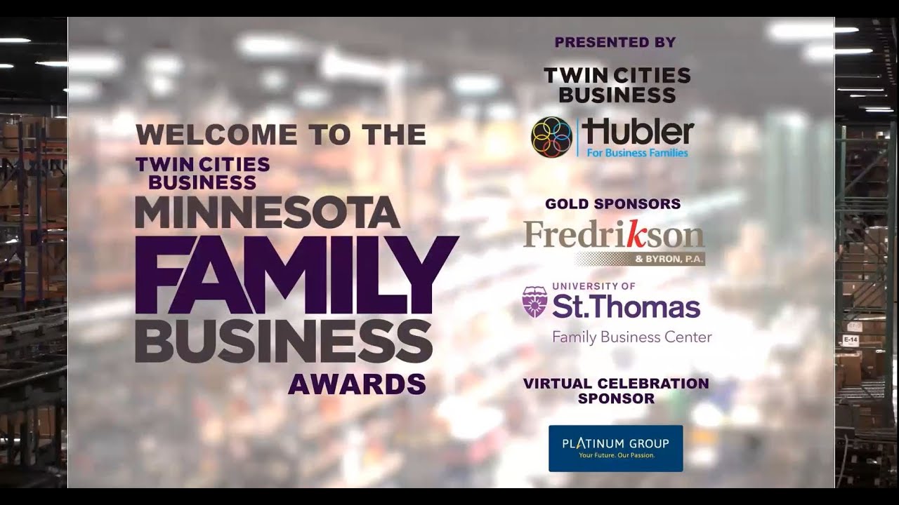 Minnesota Family Business Awards | B&F Fastener Supply - YouTube