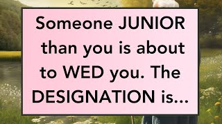 Someone JUNIOR than you is about to WED you. The DESIGNATION is... | Angels messages