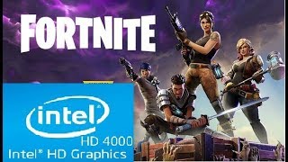 Fortnite V.3.0.0 PATCH TEST | Intel HD 4000 | Core i3 | Low Spec PC | Playable