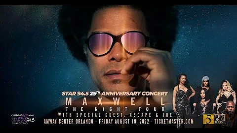 Maxwell: The Night Tour with special guests Xscape...