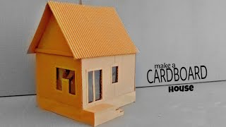 DIY How to Make A House From Cardboard | Cardboard house kaise banayen #DIYminiature #CardboardHouse