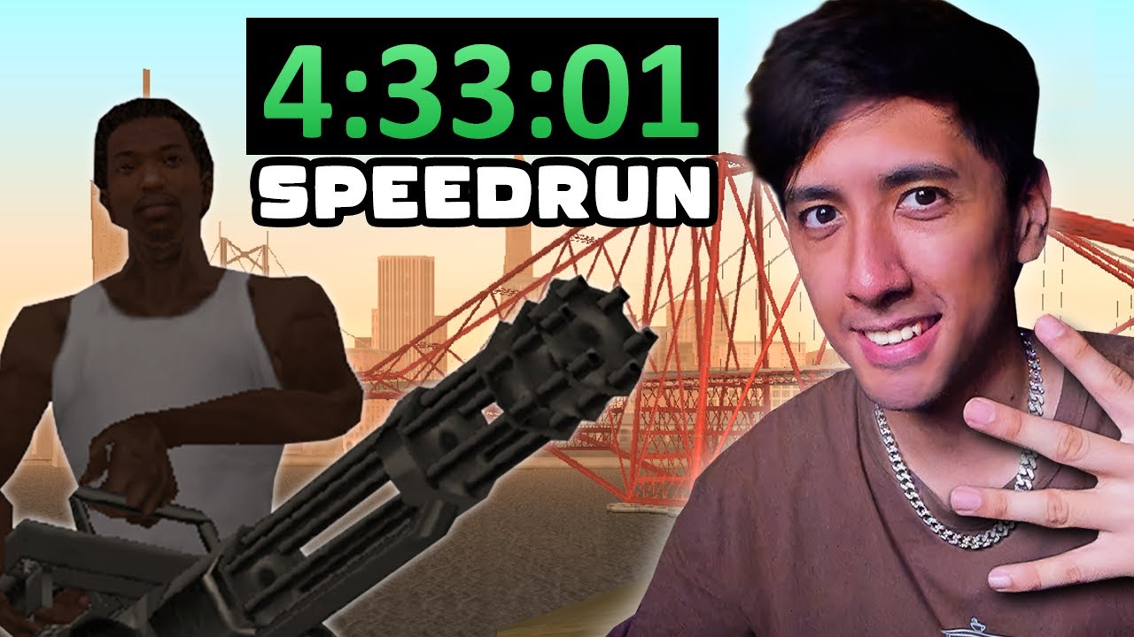 TOP 4 Mundial 😲 Speedrun GTA San Andreas NMG en 4:33:01