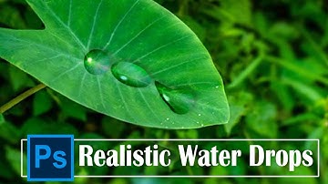 How to Create Realistic Water Drops  ৷ Adobe Photoshop । Graphics Design