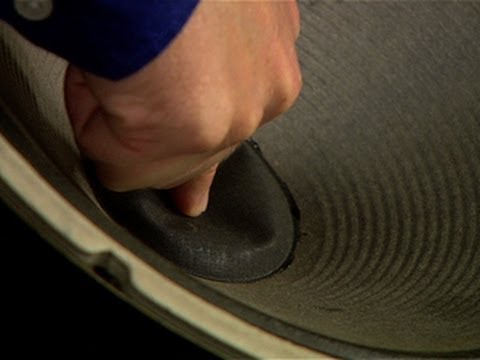CNET How To - Fix a dented speaker cone
