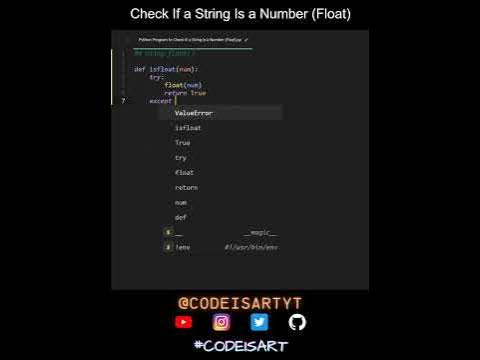 Check If a String Is a Float Number in Python | Python Examples ...