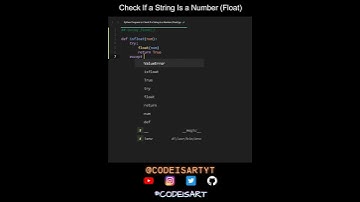 Check If a String Is a Float Number in Python | Python Examples | Python Coding Tutorial | Interview