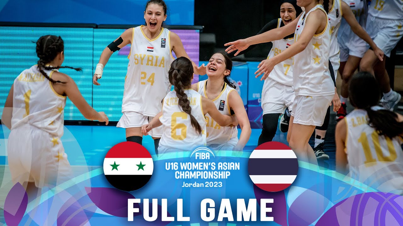 Syria v Thailand | Full Basketball Game | FIBA U16 Women's Asian Championship 2023