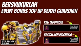 EVENT TOP UP TERBARU BONUS SKIN GLOO WALL DEATH GUARDIAN