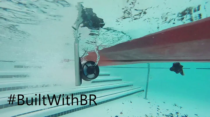 Under Water Shot of BlueRobotics T200 thrusters