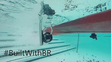 Under Water Shot of BlueRobotics T200 thrusters