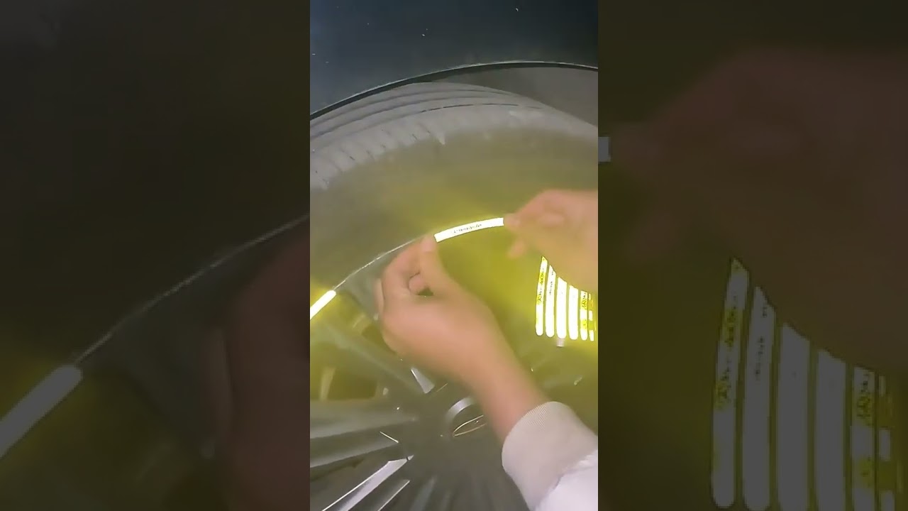 20pcs Car Wheel Reflective Decorative Strip