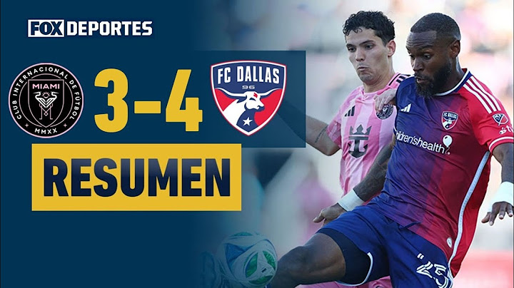 😰DURA CAÍDA SIN MESSI | Inter Miami 3-4 FC Dallas | HIGHLIGHTS | MLS 2025