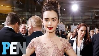 Celebrity 'Rules Don’t Apply' Star Lily Collins Reveals The Difficulty Of Her Dress | Entertainment Weekly Wealth