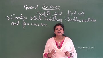 CBSE 5 - SCIENCE - SAFETY AND FIRST AID - PART 2