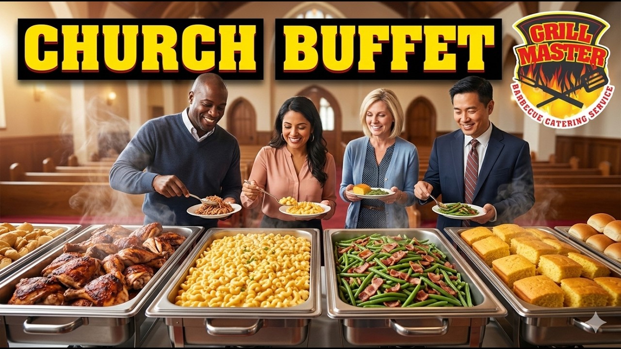 HOT BUFFET CATERING in London #catering #church #food #buffet #curry 
