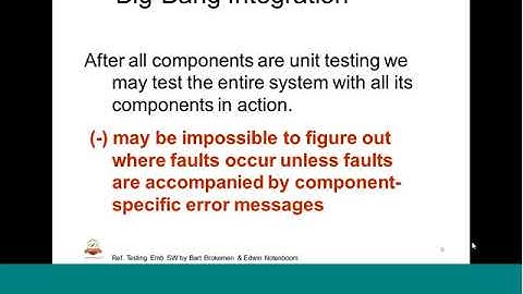 Lecture 30 Integration Test Strategy by IIT MADRAS